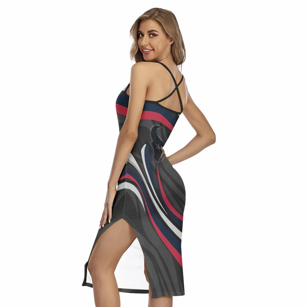 Houston Texans Women’s Back Cross Cami Dress 29