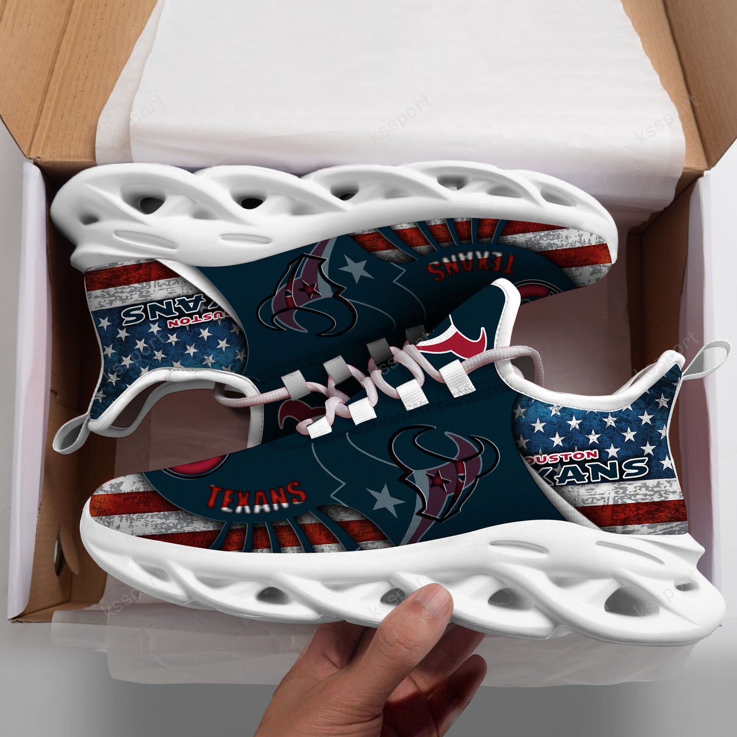 Houston Texans Yezy Running Sneakers BG816