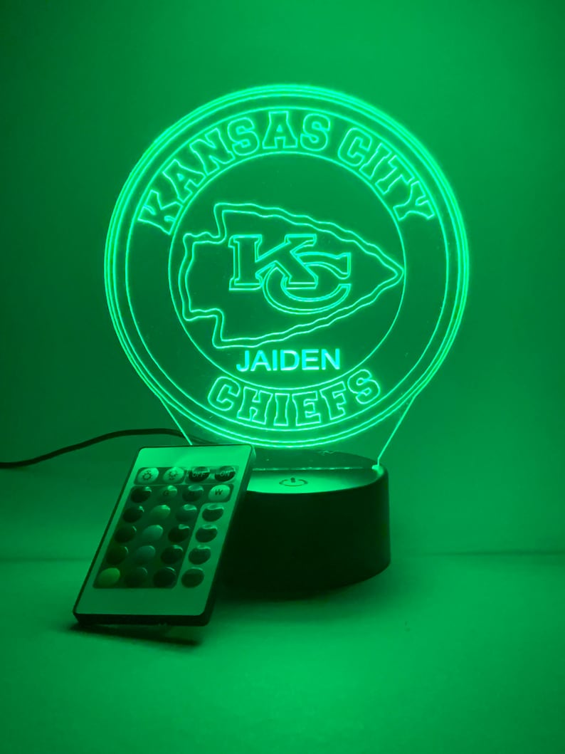 Kansas City Chiefs Personalized 3D Lamp For Sport Fans AZ3DLA016
