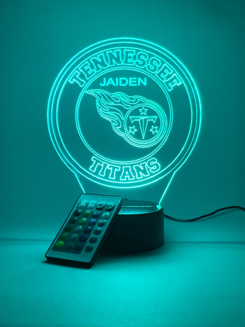 Tennessee Titans Personalized 3D Lamp For Sport Fans AZ3DLA031