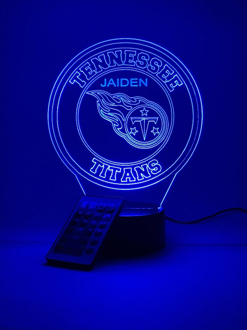 Tennessee Titans Personalized 3D Lamp For Sport Fans AZ3DLA031