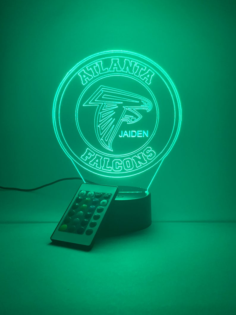 Atlanta Falcons Personalized 3D Lamp For Sport Fans AZ3DLA002