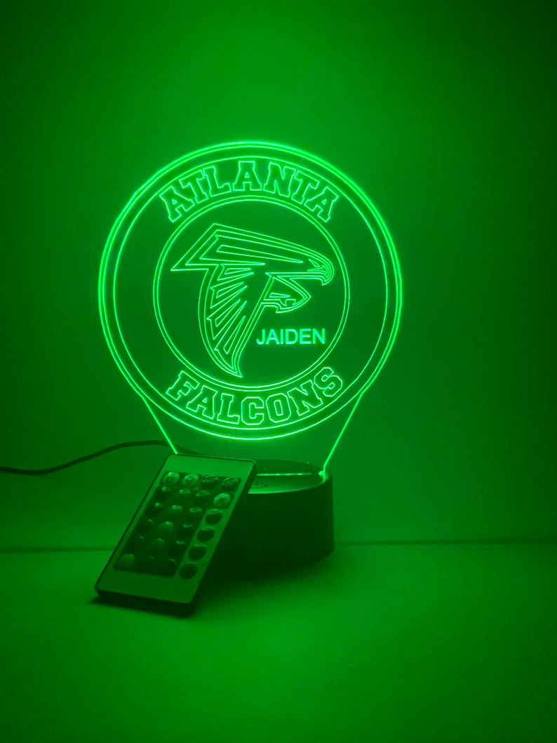Atlanta Falcons Personalized 3D Lamp For Sport Fans AZ3DLA002