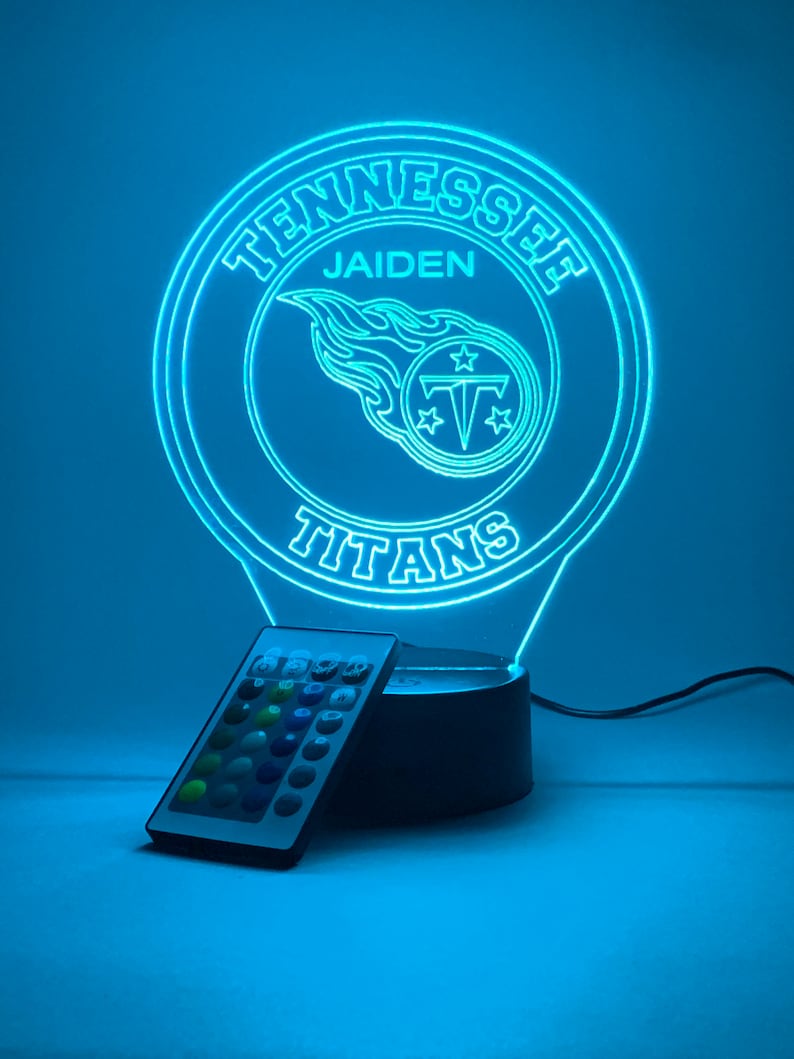Tennessee Titans Personalized 3D Lamp For Sport Fans AZ3DLA031
