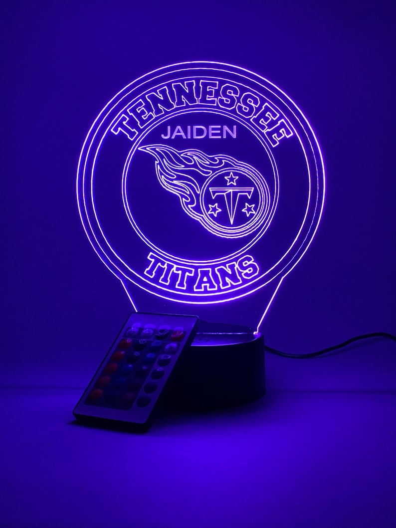 Tennessee Titans Personalized 3D Lamp For Sport Fans AZ3DLA031