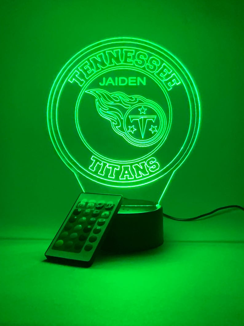 Tennessee Titans Personalized 3D Lamp For Sport Fans AZ3DLA031