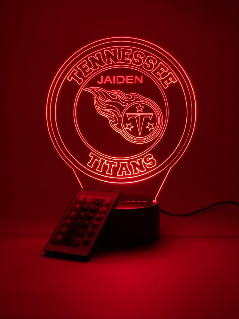 Tennessee Titans Personalized 3D Lamp For Sport Fans AZ3DLA031