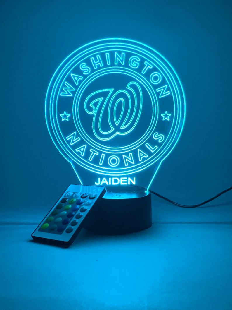 Washington Commanders Personalized 3D Lamp For Sport Fans AZ3DLA032