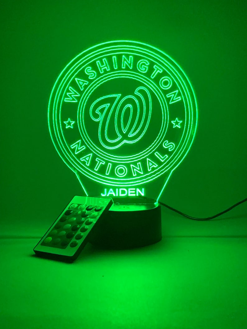 Washington Commanders Personalized 3D Lamp For Sport Fans AZ3DLA032