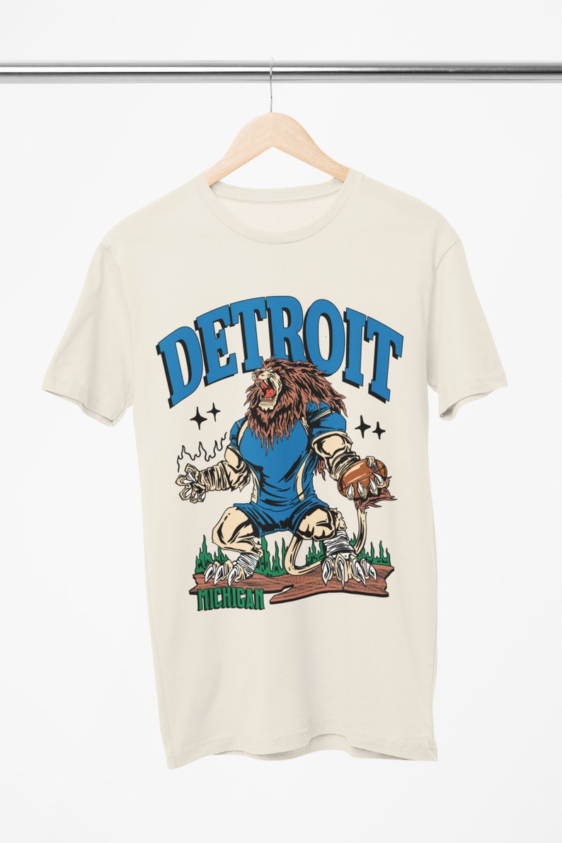 Detroit Lions Unisex T-Shirt Gift For Sport Fans AZTS623