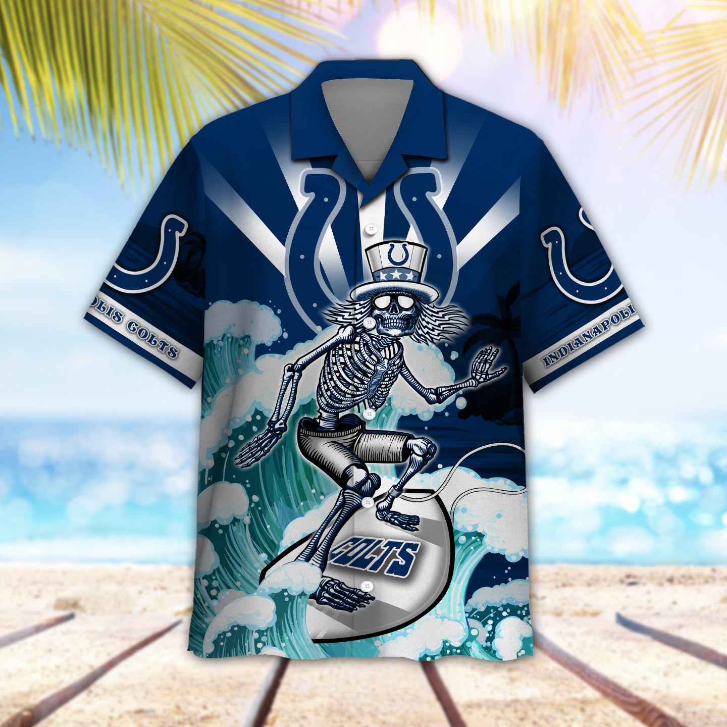 Indianapolis Colts Button Shirt BG858