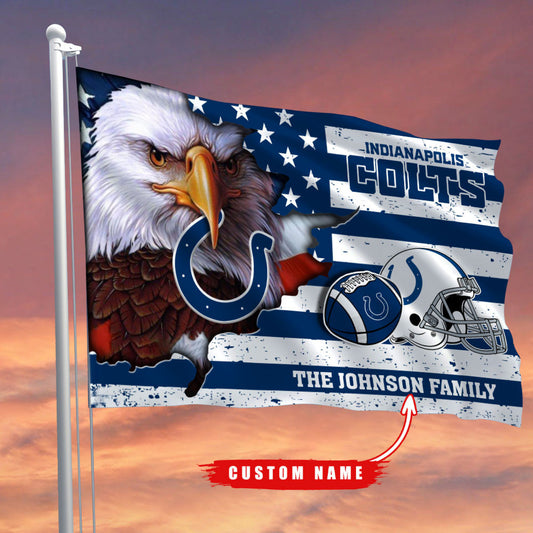 Indianapolis Colts-Flag-Custom Name