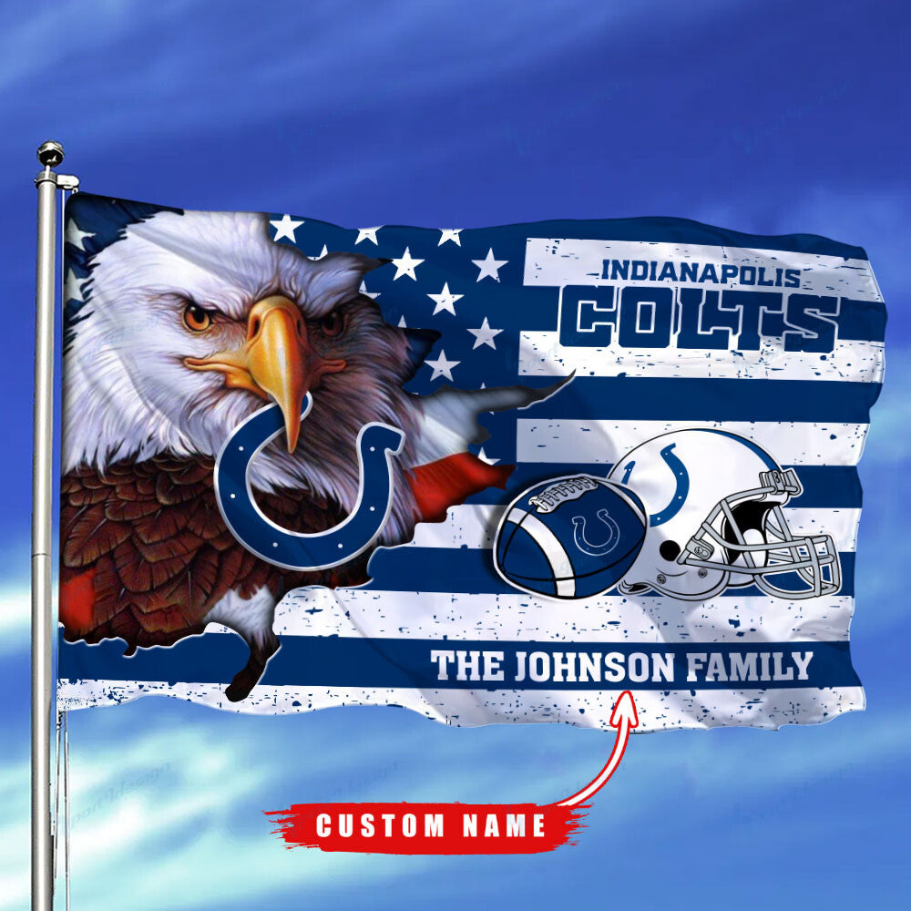 Indianapolis Colts-Flag-Custom Name
