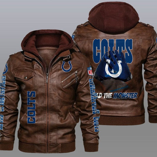Indianapolis Colts Leather Jacket 14