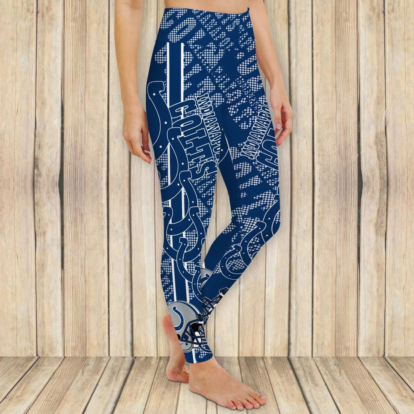 Indianapolis Colts Leggings And Cross Tank Top BG13