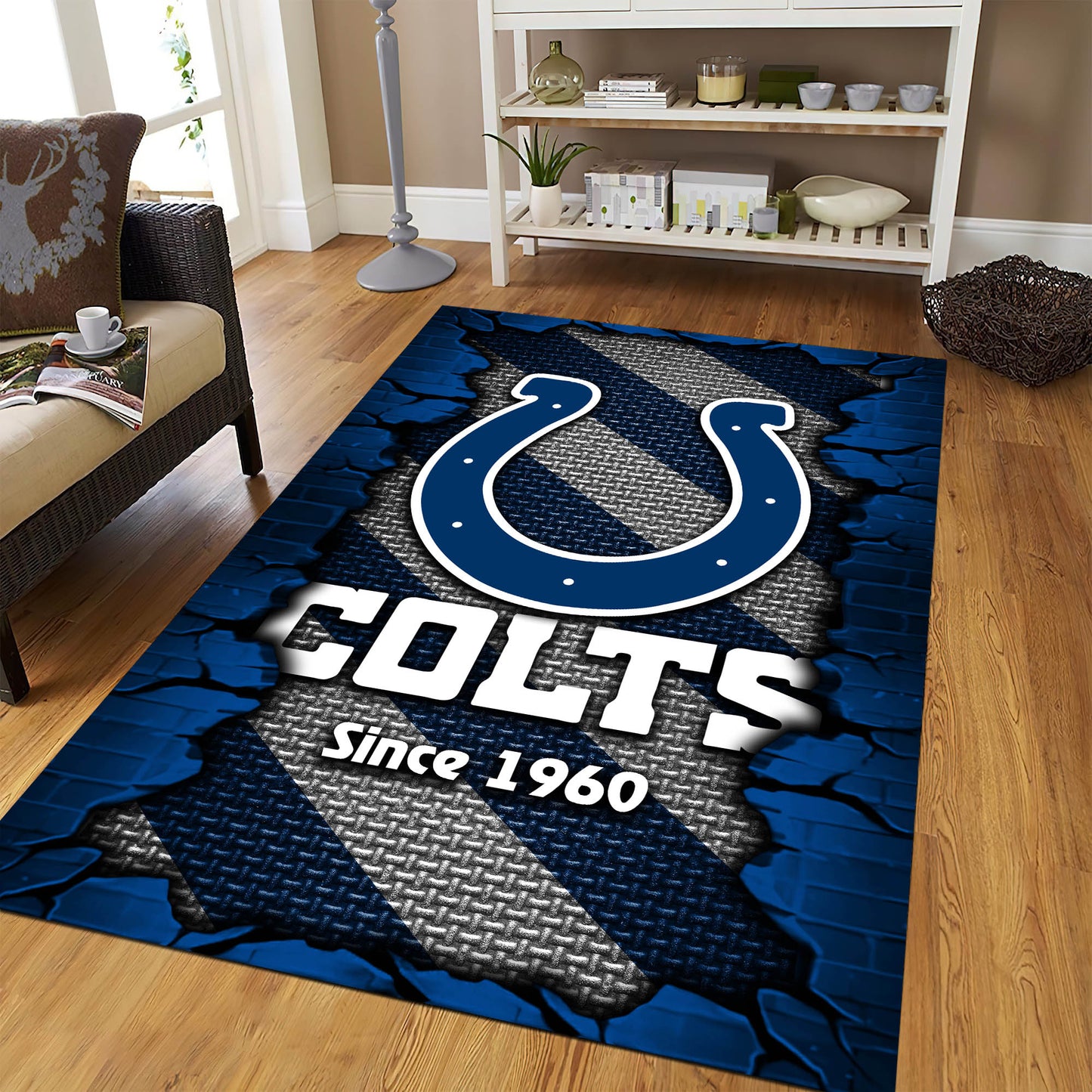 Indianapolis Colts Rectangle Rug BGRERUG135