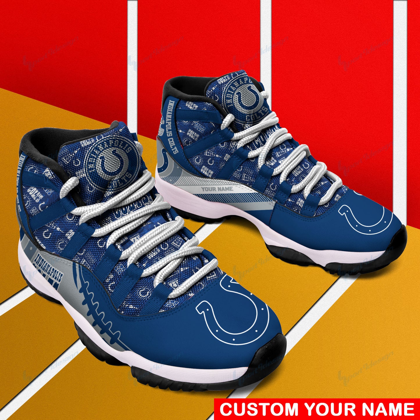 Indianapolis Colts Personalized AJD11 Sneakers BG163