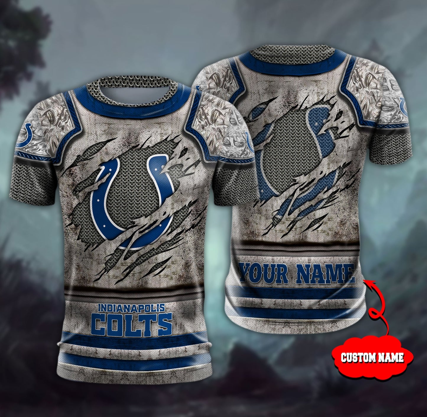 Indianapolis Colts Personalized All Over Printed 594