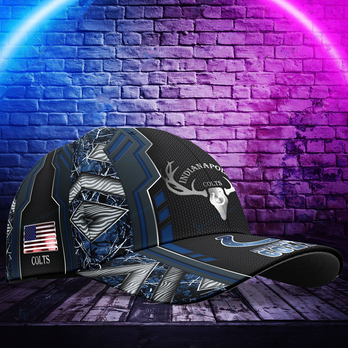 Indianapolis Colts Personalized Classic Cap BG457