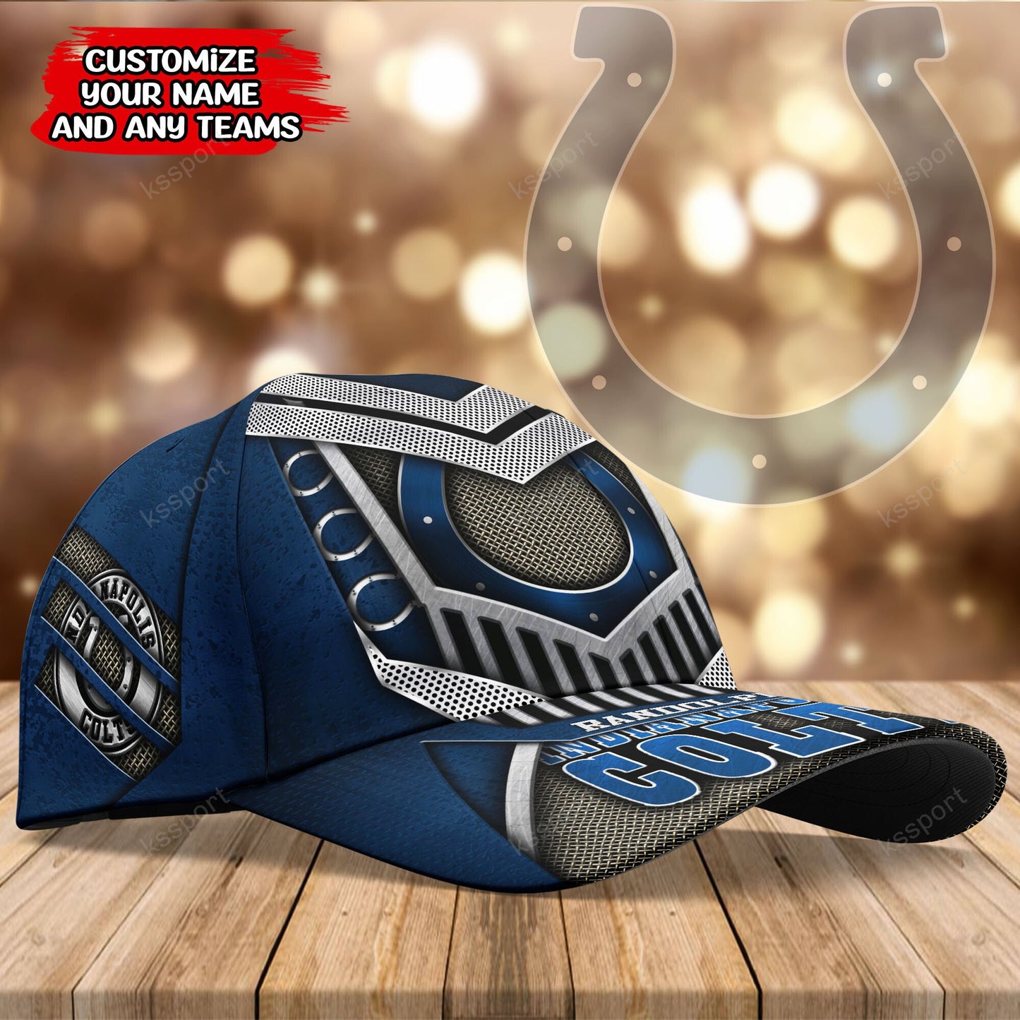 Indianapolis Colts Personalized Classic Cap BG774