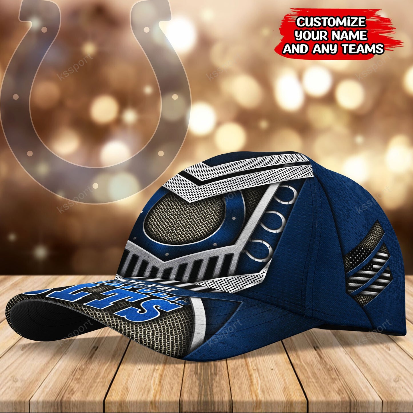 Indianapolis Colts Personalized Classic Cap BG774