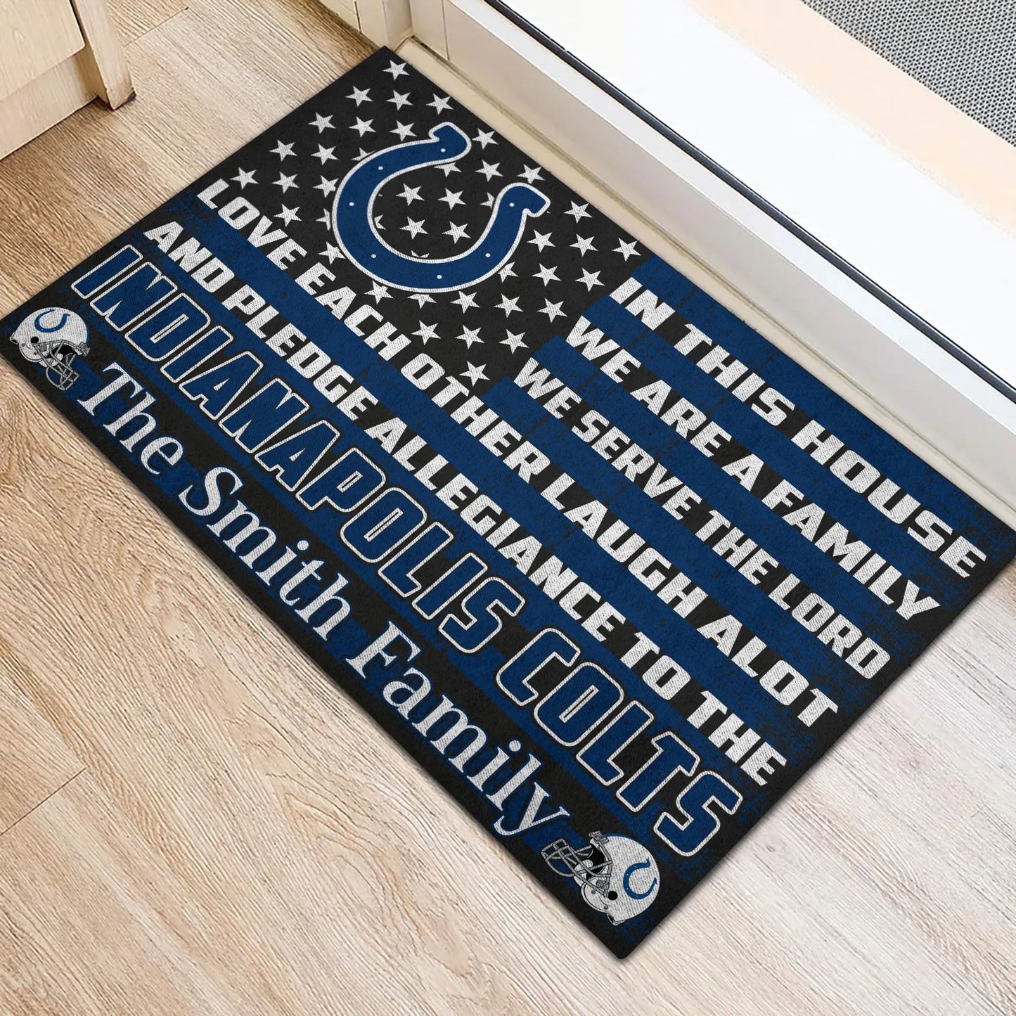 Indianapolis Colts Personalized Doormat BG297