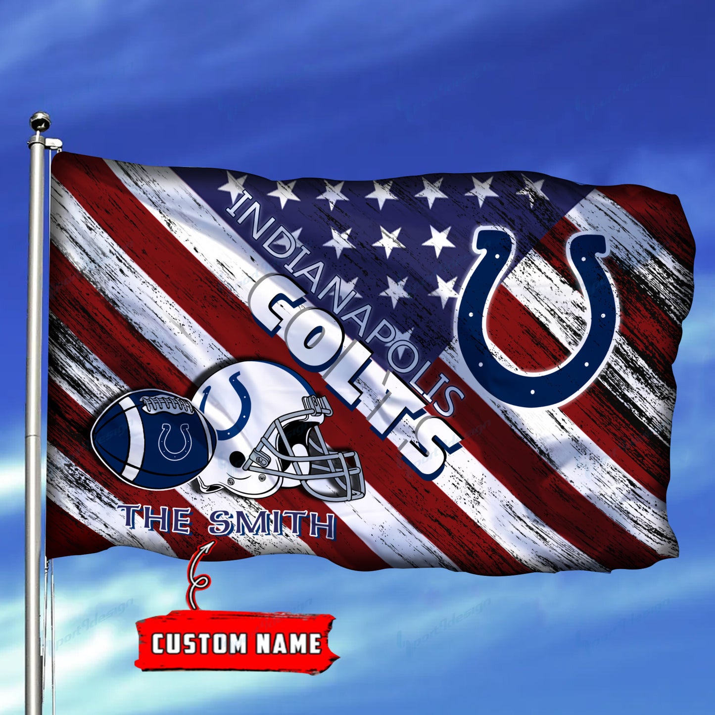 Indianapolis Colts Personalized Flag 148