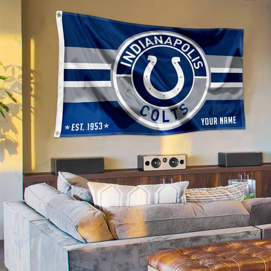 Indianapolis Colts Personalized Flag 180