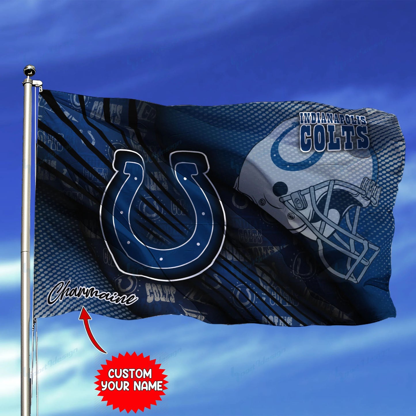 Indianapolis Colts Personalized Flag 219