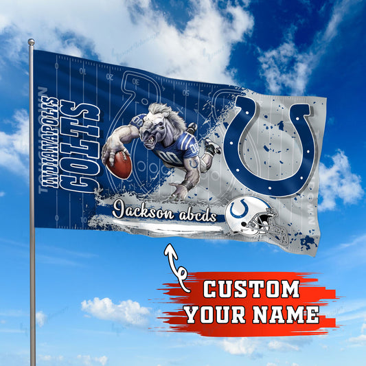 Indianapolis Colts Personalized Flag 250