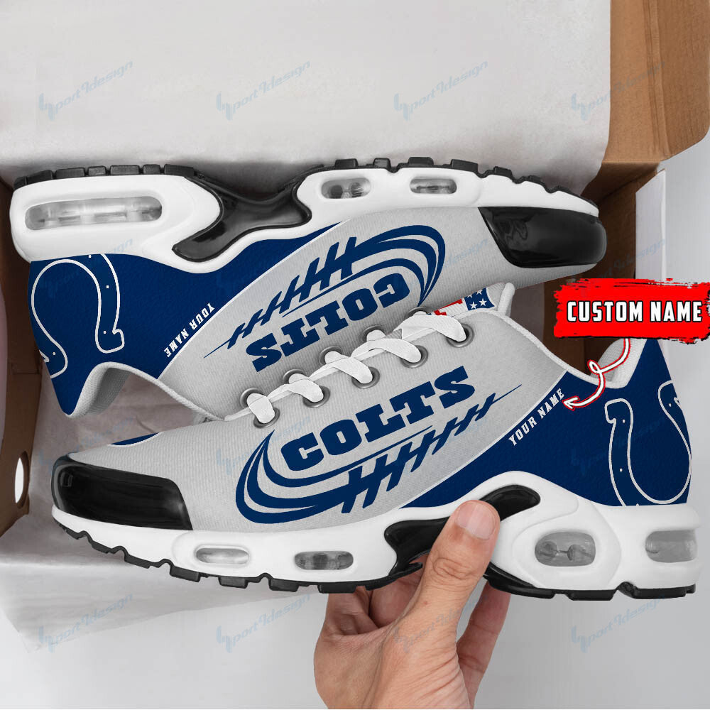 Indianapolis Colts Personalized Plus T-N Youth Sneakers BG14