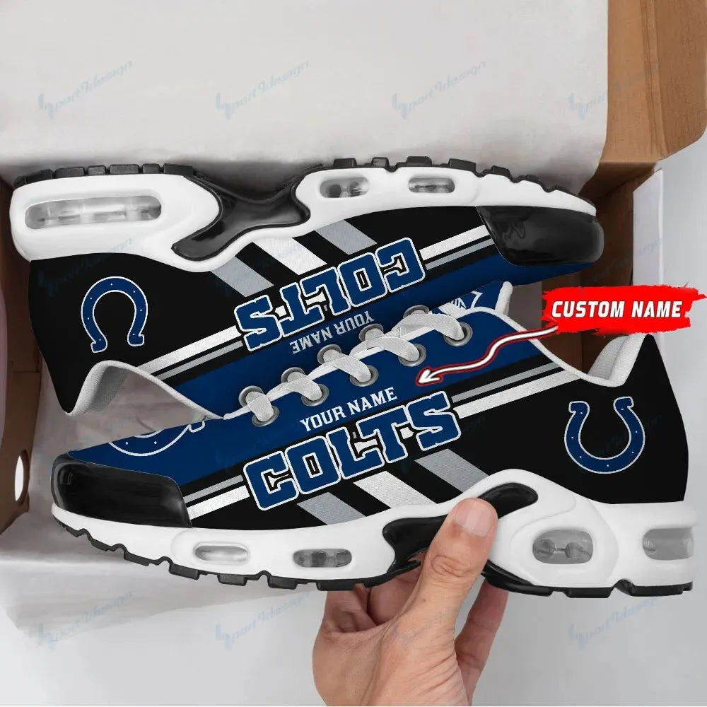 Indianapolis Colts Personalized Plus T-N Youth Sneakers BG61