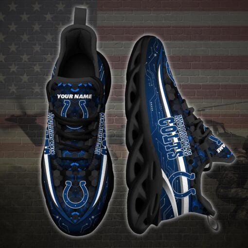 Indianapolis Colts Personalized Yezy Running Sneakers 96