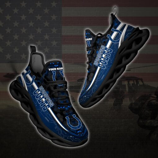 Indianapolis Colts Personalized Yezy Running Sneakers 96