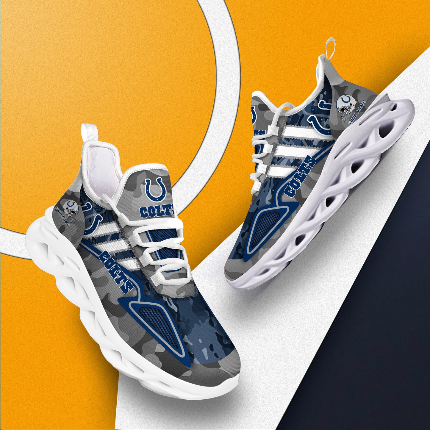 Indianapolis Colts Personalized Yezy Running Sneakers BB245