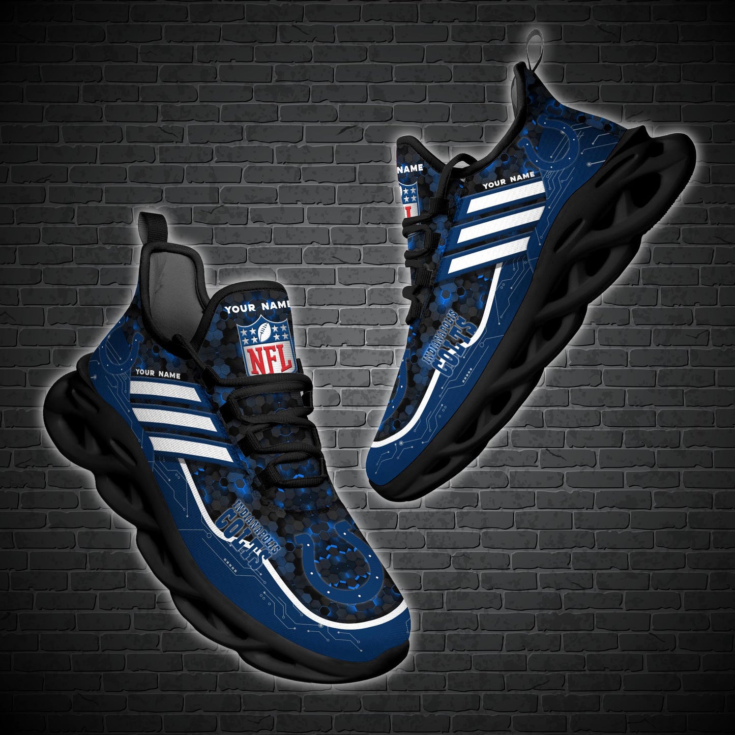 Indianapolis Colts Personalized Yezy Running Sneakers SPD652