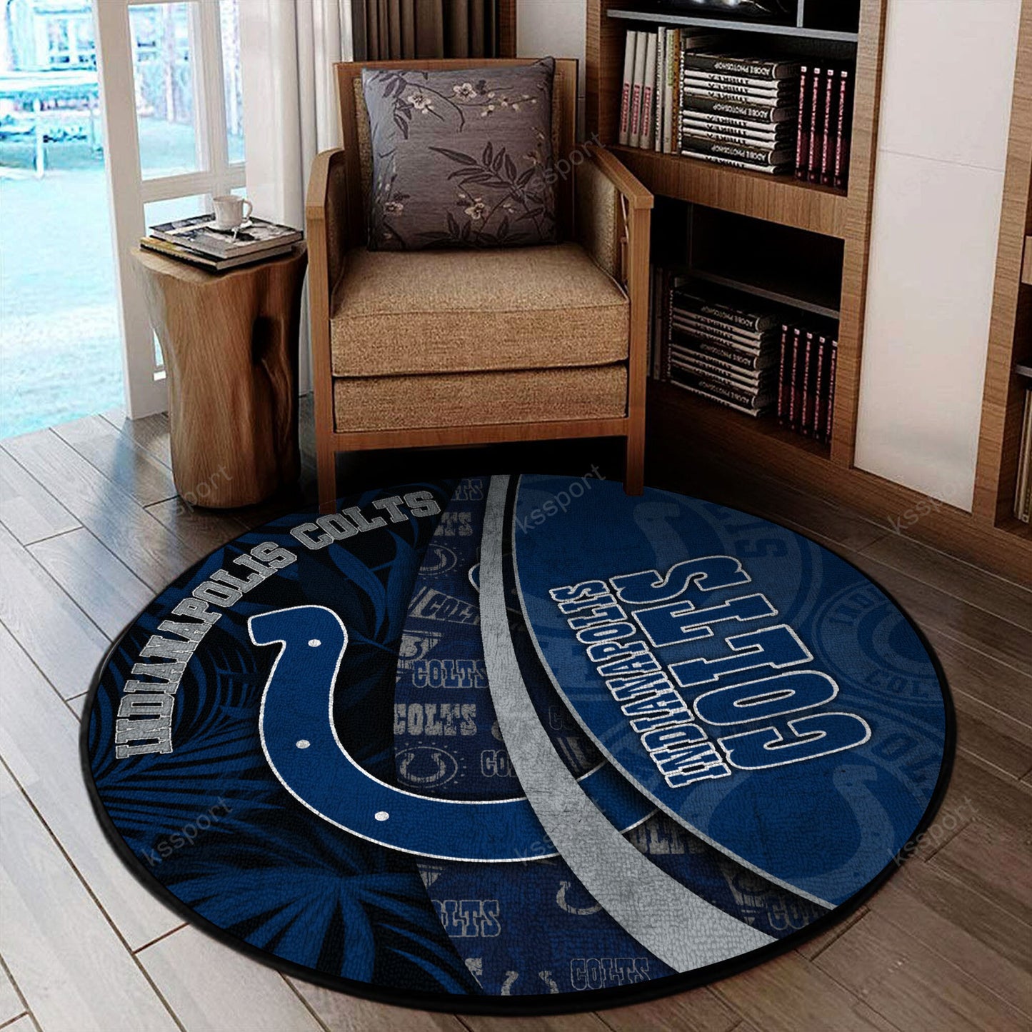Indianapolis Colts Round Rug 133