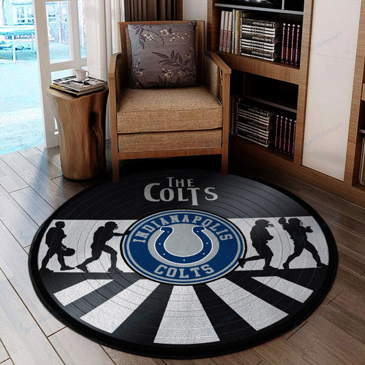Indianapolis Colts Round Rug 97