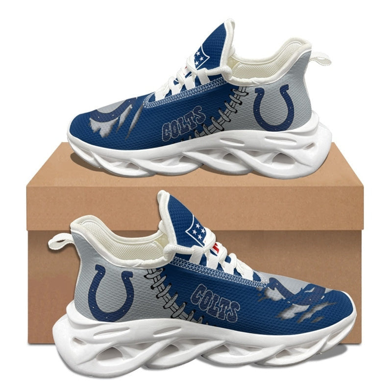 Indianapolis Colts Sneakers 3D Max Soul Shoes