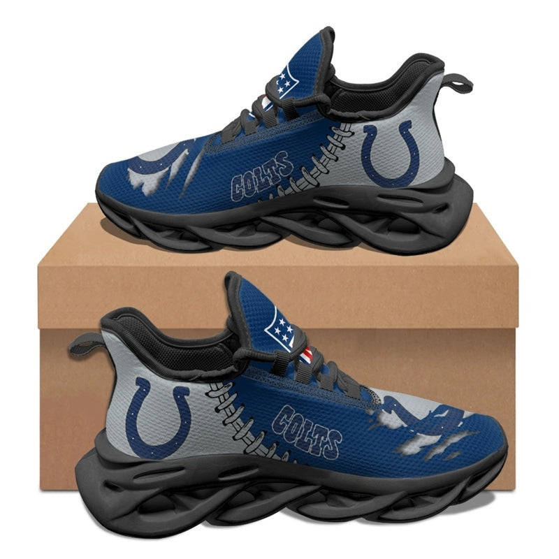 Indianapolis Colts Sneakers 3D Max Soul Shoes