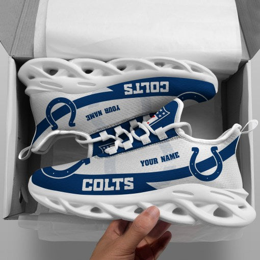 Indianapolis Colts Personalized Yezy Running Sneakers SPDMS797