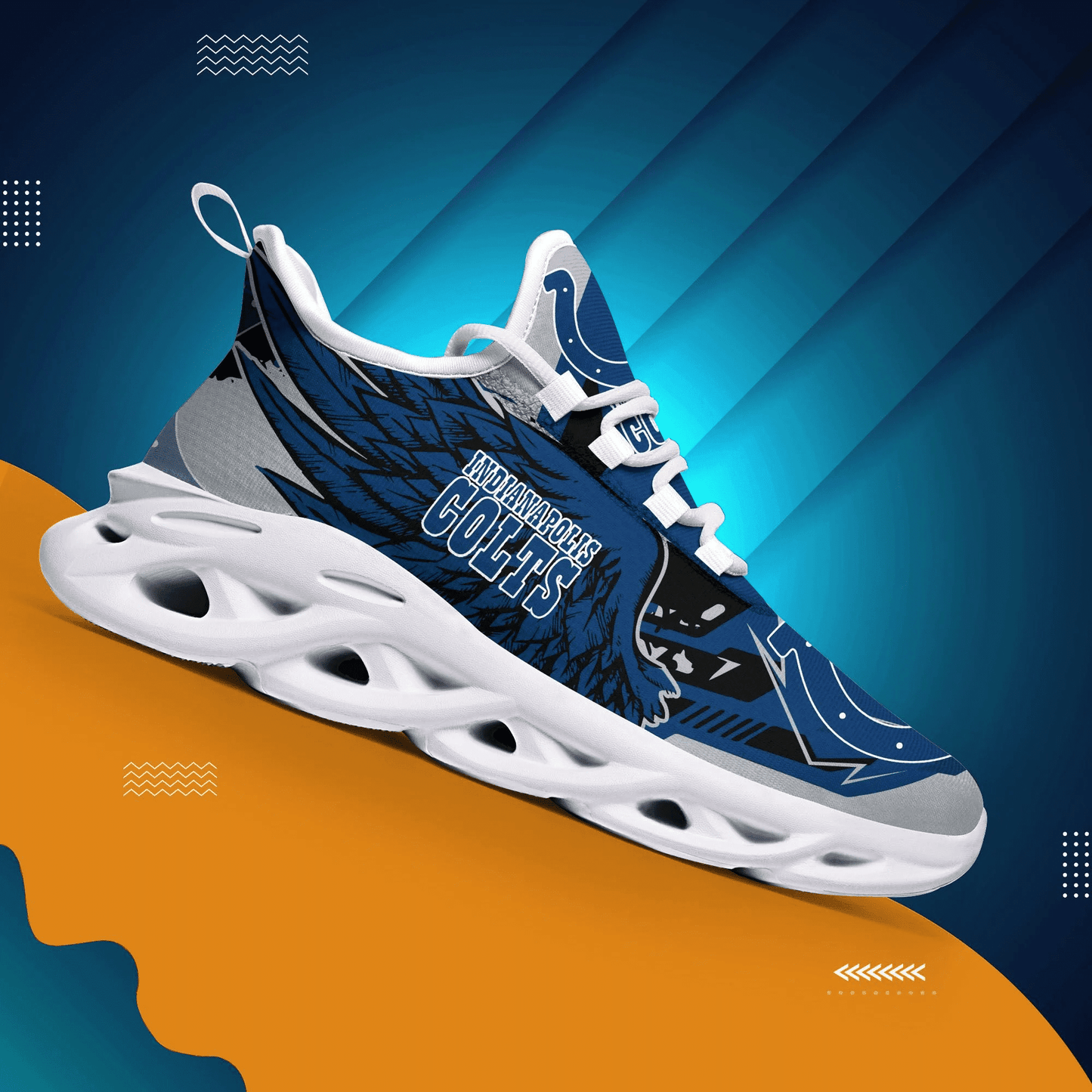 Indianapolis Colts Yezy Running Sneakers 203