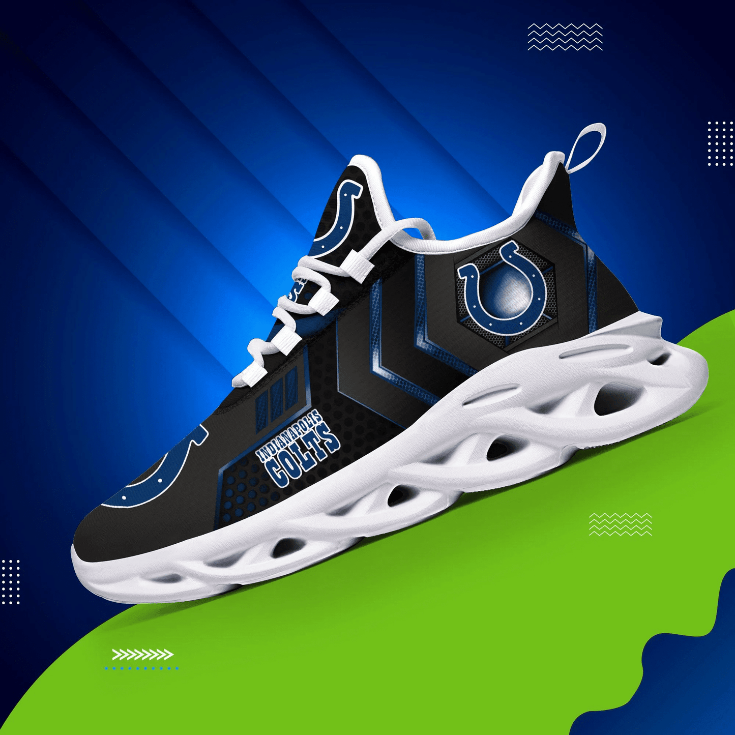 Indianapolis Colts Yezy Running Sneakers 214