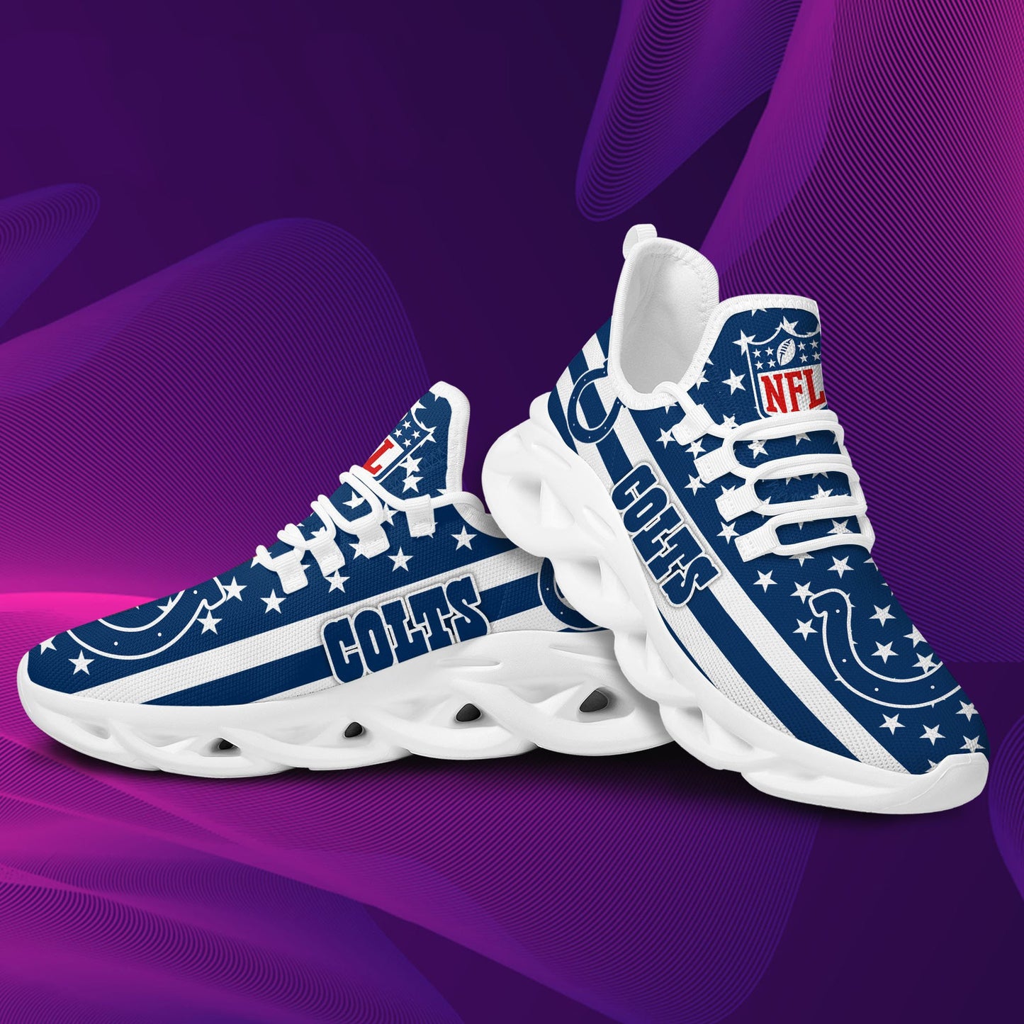 Indianapolis Colts Yezy Running Sneakers 60