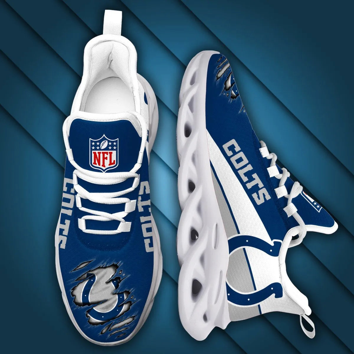 Indianapolis Colts Yezy Running Sneakers 977