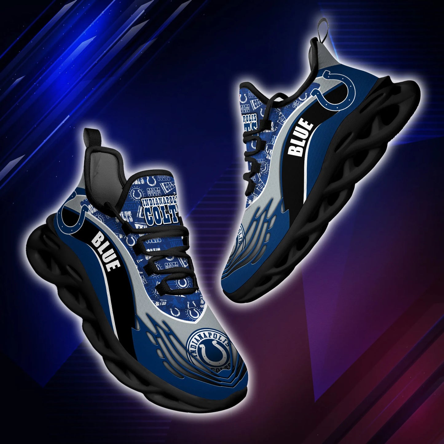 Indianapolis Colts Yezy Running Sneakers BB198