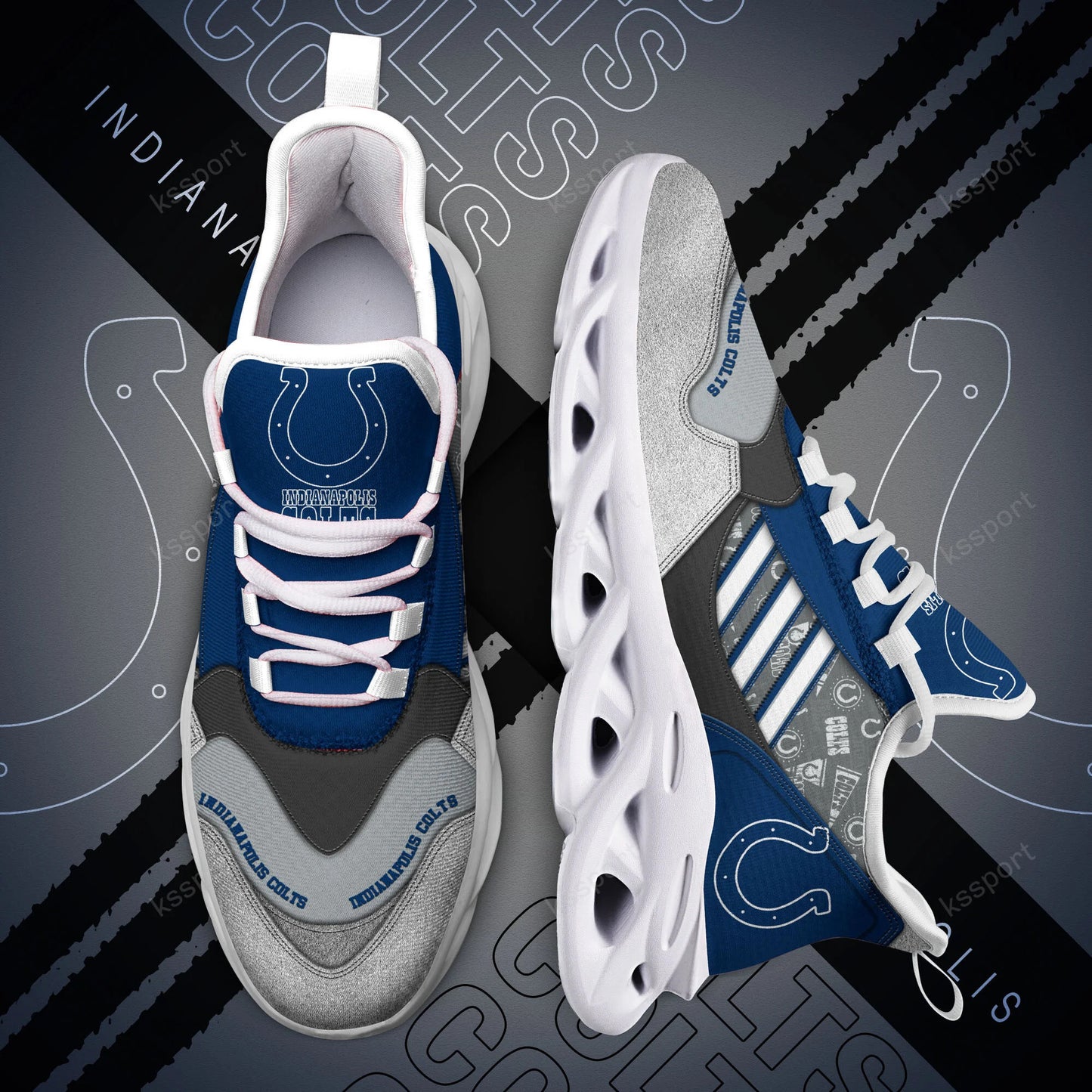 Indianapolis Colts Yezy Running Sneakers BG769