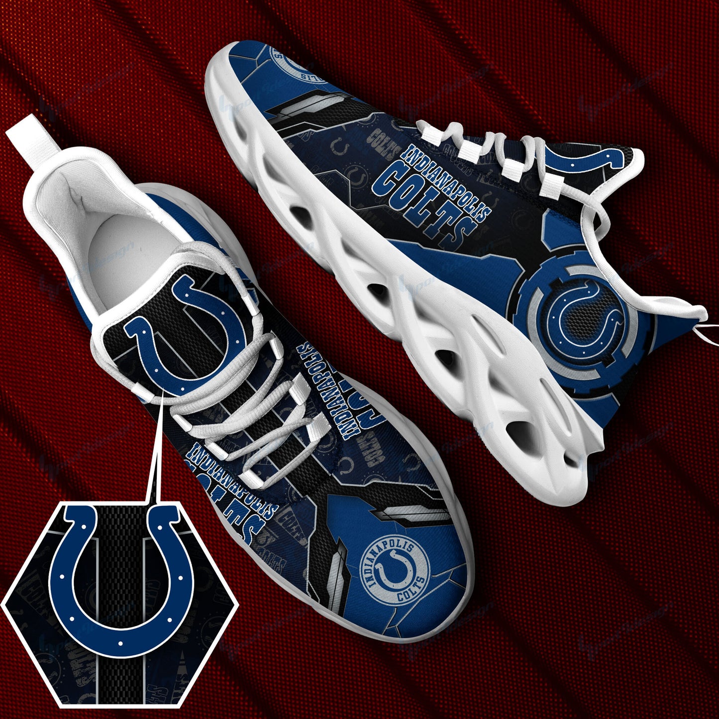 Indianapolis Colts Yezy Running Sneakers SPD18