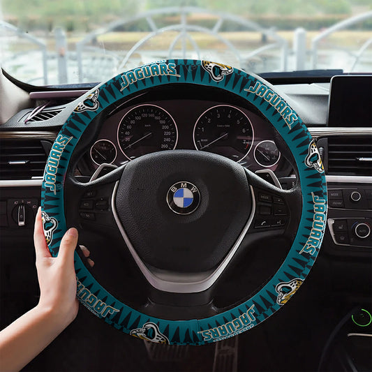 Jacksonville Jaguars Custom 3D Steering Wheel Cover 45