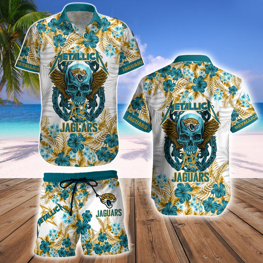 Jacksonville Jaguars Hawaii Shirt & Shorts BG339